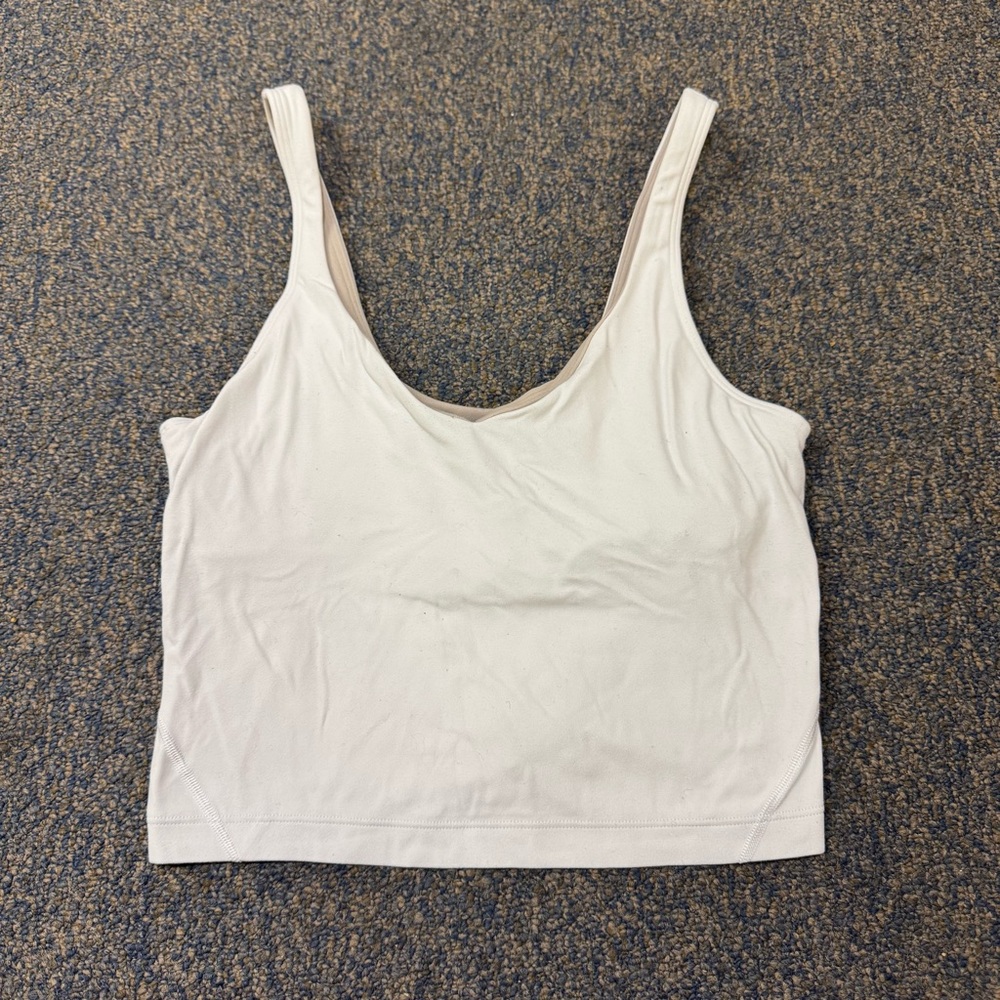 White Lululemon Align Top